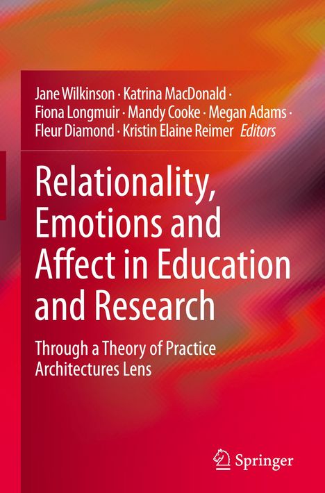 Titel: "Relationality, Emotions and Affect in Education and Research". Hintergrund in Rottönen, Logo unten rechts.