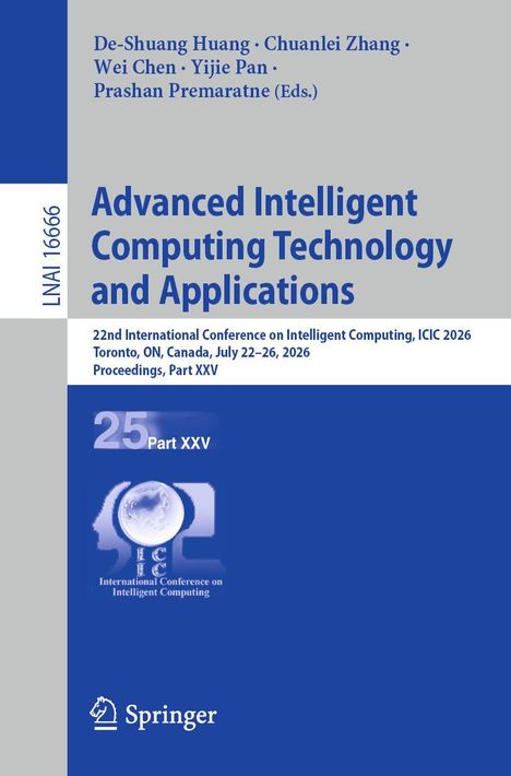 Advanced Intelligent Computing Tech, Toronto 2026. Oben Autoren, Springer-Logo unten. Text in Blau und Weiß.