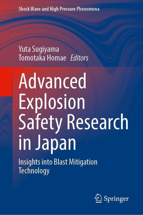 "Advanced Explosion Safety Research in Japan: Insights into Blast Mitigation Technology". Blaue Wellenmuster, Springer-Logo.