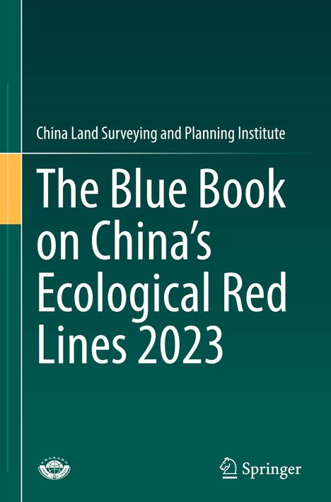 „The Blue Book on China’s Ecological Red Lines 2023“, grüner Hintergrund, Springer-Logo unten.
