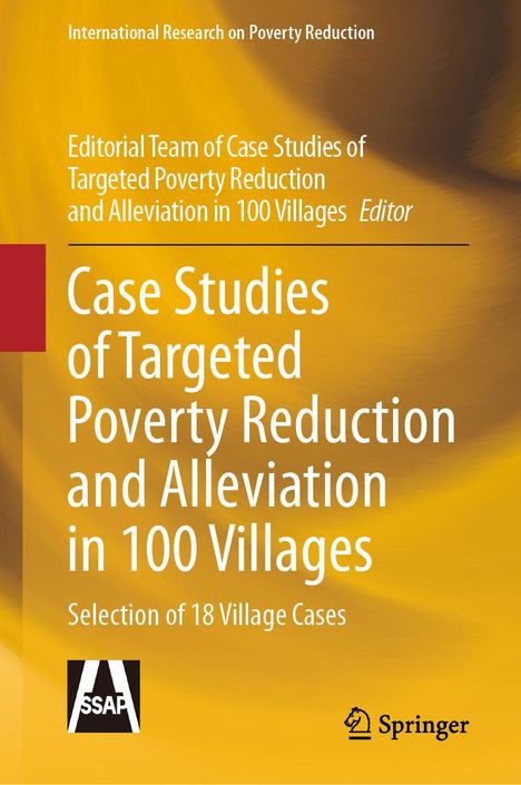 Case Studies of Targeted Poverty Reduction and Alleviation in 100 Villages, Buch
