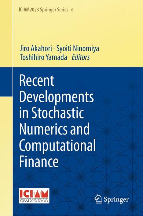 Recent Developments in Stochastic Numerics and Computational Finance, Buch