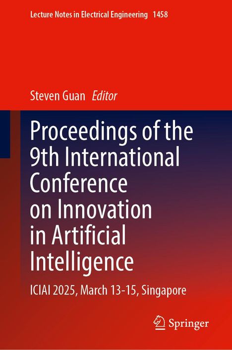 Proceedings of the 9th International Conference on Innovation in Artificial Intelligence, Buch