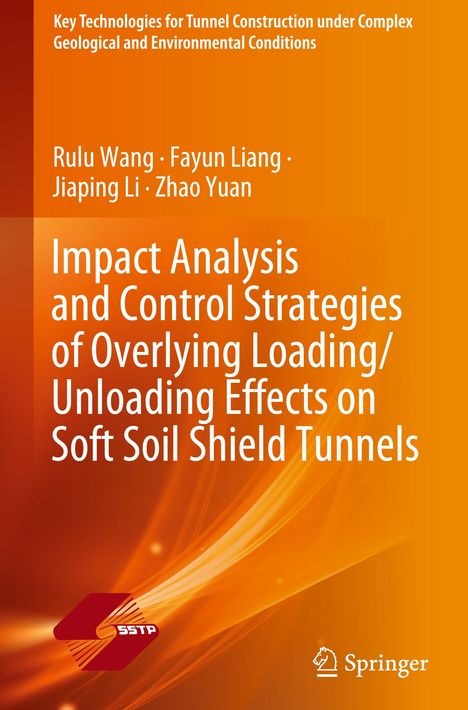 Titel: Impact Analysis and Control Strategies of Overlying Loading/Unloading Effects on Soft Soil Shield Tunnels. Orange Hintergrund.