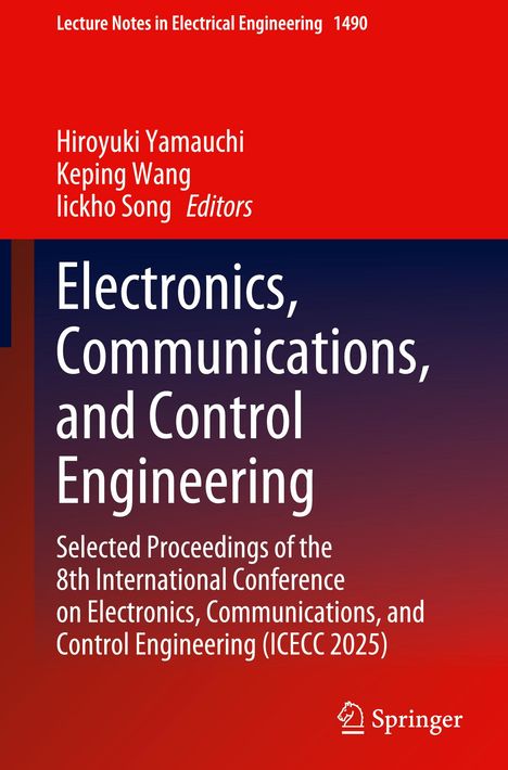 Buchtitel zu Elektronik und Steuerungstechnik, rot-blauer Hintergrund, Verlag Springer Logo unten.