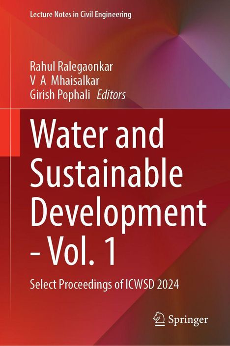 Water and Sustainable Development - Vol. 1, Buch