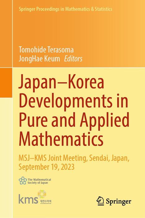 "Japan–Korea Developments in Pure and Applied Mathematics", MSJ–KMS Joint Meeting, Sendai, 19. September 2023.