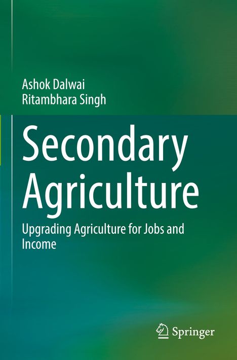 Text: Ashok Dalwai, Ritambhara Singh, Secondary Agriculture: Upgrading Agriculture for Jobs and Income. Springer-Logo unten.