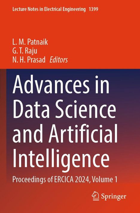 Oben steht „Lecture Notes in Electrical Engineering 1399“. Unten „Springer“-Logo. Titel: „Advances in Data Science and AI“.