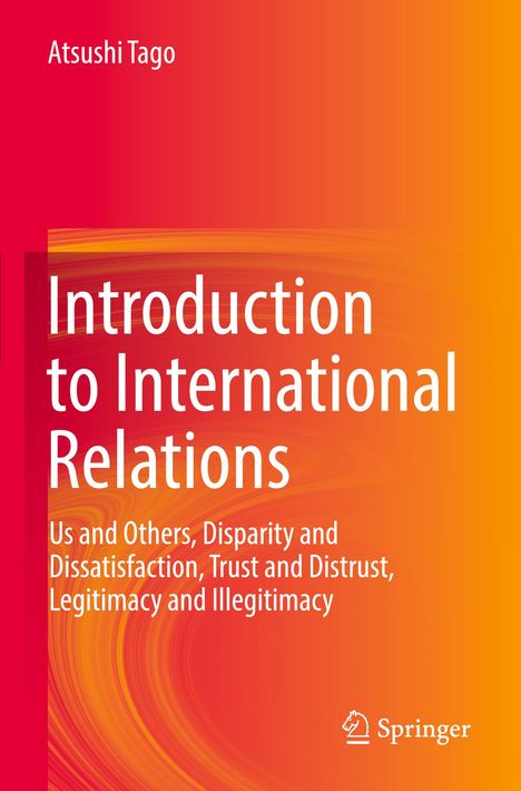 Der Text: "Introduction to International Relations" vor einem orange-roten Farbverlauf. "Springer"-Logo unten rechts.