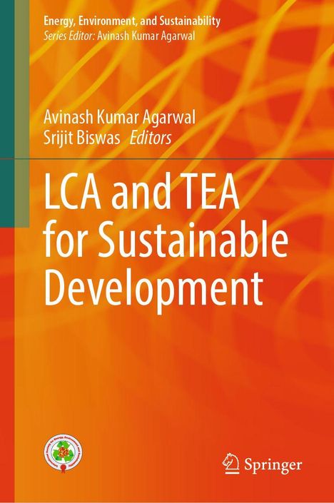 „LCA and TEA for Sustainable Development“, oranger Hintergrund, Springer-Logo unten rechts.