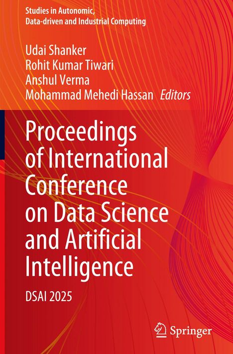 „Proceedings of International Conference on Data Science and Artificial Intelligence, DSAI 2025, Springer“. Roter Hintergrund.