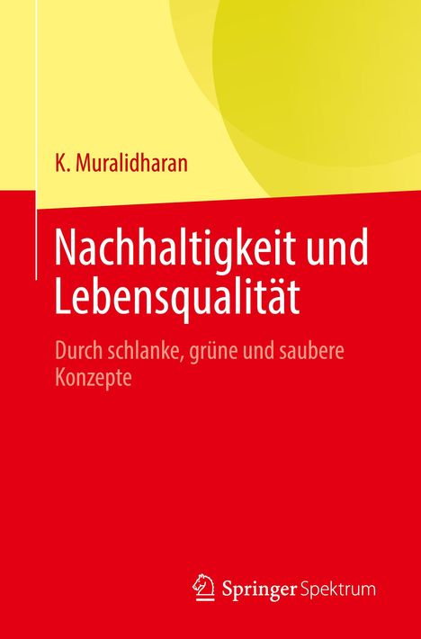 K. Muralidharan: Nachhaltigkeit und Lebensqualität, Buch