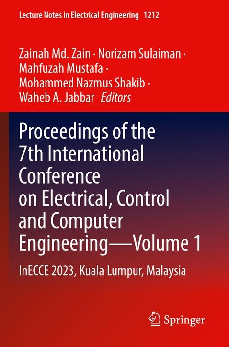 Titel in Weiß: "Proceedings of the 7th International Conference on Electrical, Control and Computer Engineering."