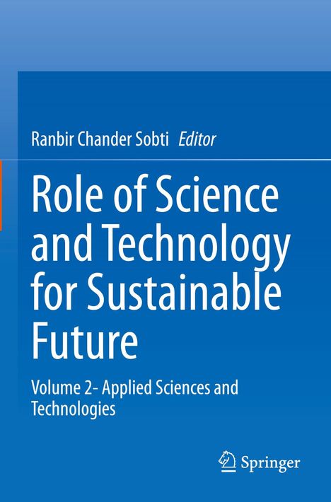 "Role of Science and Technology for Sustainable Future", Band 2, von Ranbir Chander Sobti, Springer-Logo unten rechts.