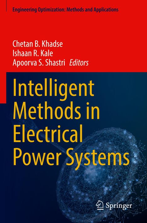 Buchtitel: "Intelligent Methods in Electrical Power Systems". Roter und blauer Hintergrund, Springer-Logo unten rechts.