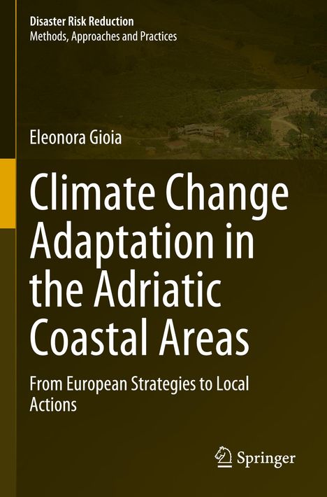 "Climate Change Adaptation in the Adriatic Coastal Areas". Grüner Hintergrund, Springer-Logo unten rechts.