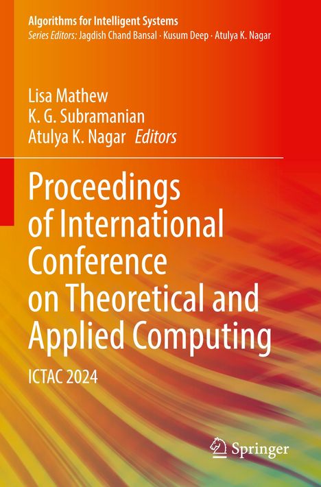 Titel: Proceedings of International Conference on Theoretical and Applied Computing. Hintergrund in orange und rot gehalten.