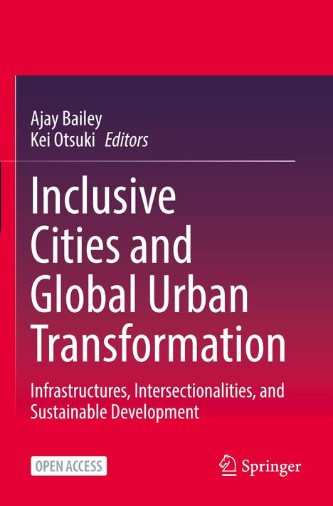 Titel: "Inclusive Cities and Global Urban Transformation". Autoren: Ajay Bailey, Kei Otsuki. Springer-Logo unten.