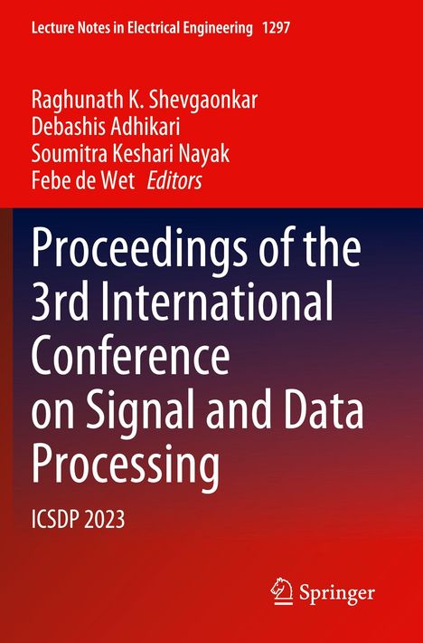 "Proceedings of the 3rd International Conference on Signal and Data Processing. Lecture Notes in Electrical Engineering."