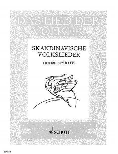 Skandinavische Volkslieder, Noten