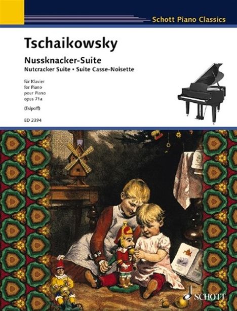 Peter Iljitsch Tschaikowsky: Nussknacker-Suite, Noten