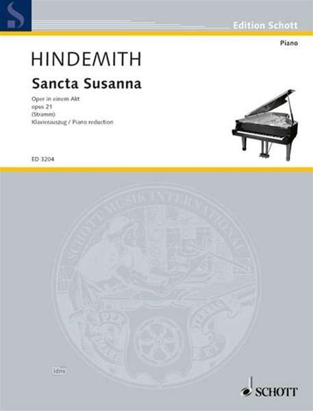 Paul Hindemith: Sancta Susanna op. 21, Noten