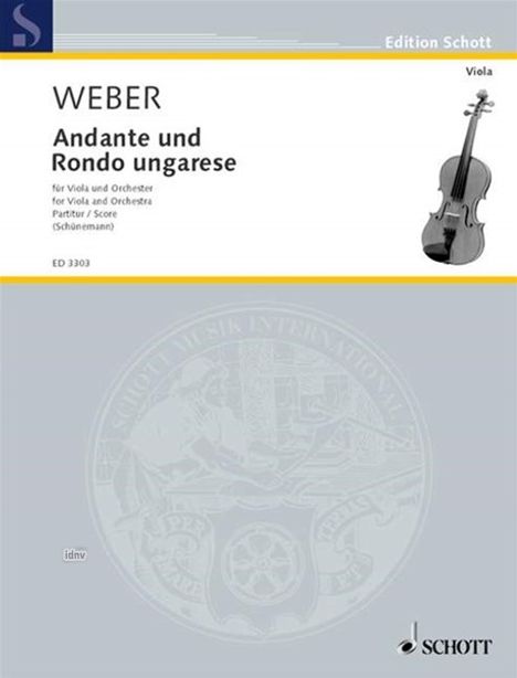 Carl Maria von Weber: Andante und Rondo ungarese, Noten