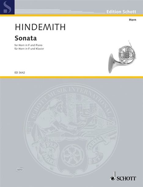 Hindemith, P: Sonate/Horn in F und Klavier., Buch