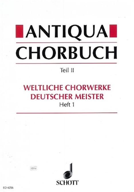 Antiqua-Chorbuch, Noten