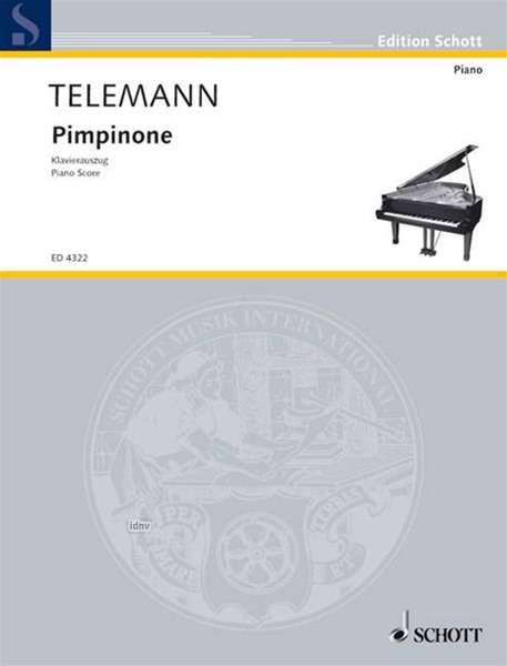 Georg Philipp Telemann: Telemann, Georg Phil:Pimpinone /KA /Klav /BR, Noten