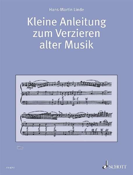Hans-Martin Linde: Kleine Anleitung zum Verzieren alter Musik, Noten