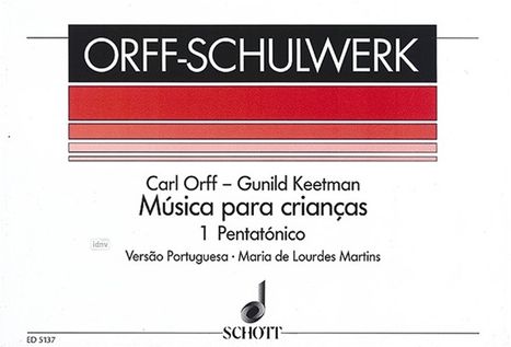 Gunild Keetman: Musica para Criancas, Noten