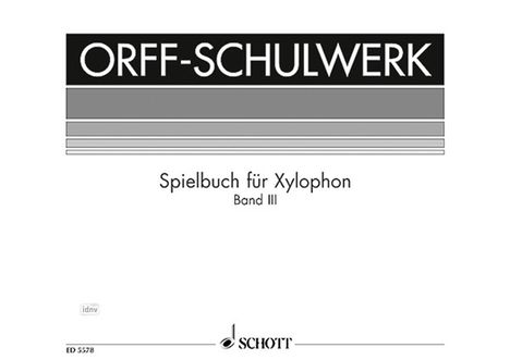 Gunild Keetman: Spielbuch für Xylophon, Noten