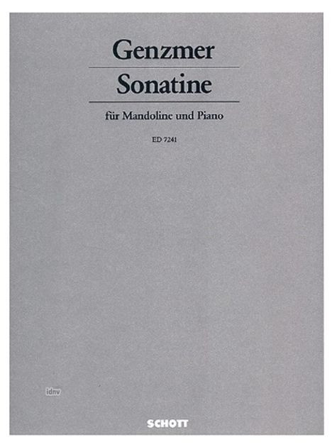 Harald Genzmer: Sonatine GeWV 225a, Noten