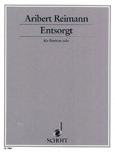 Aribert Reimann: Entsorgt, Noten