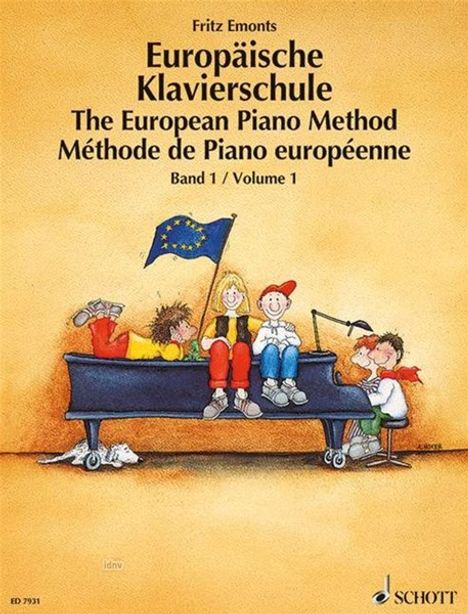 Fritz Emonts: Europäische Klavierschule, Noten