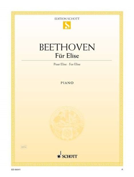 Ludwig van Beethoven: Beethoven,L.v.      :Für Elise WoO 59 /Klav /GH, Noten