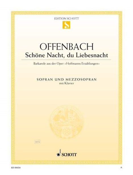 Jacques Offenbach: Hoffmanns Erzählungen, Noten