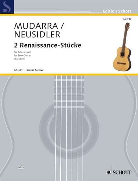 Alonso Mudarra: Zwei Renaissance-Stücke, Noten