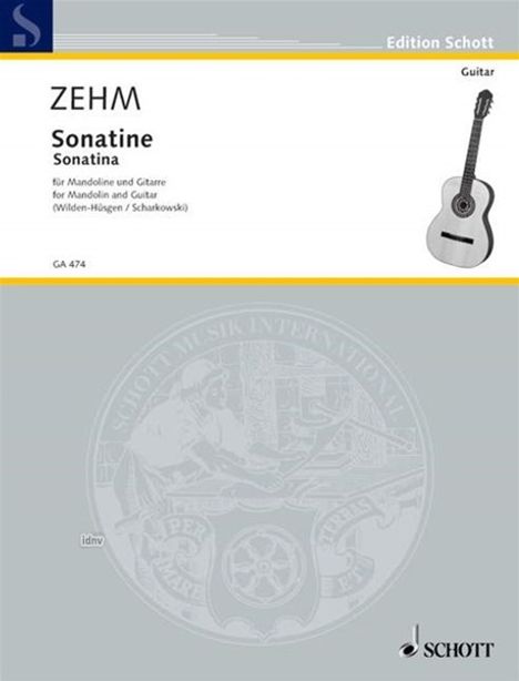 Friedrich Zehm: Sonatine, Noten