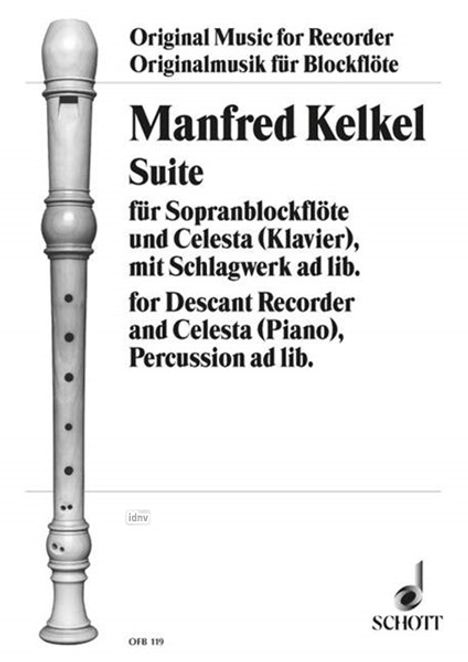 Manfred Kelkel: Suite op. 10, Noten