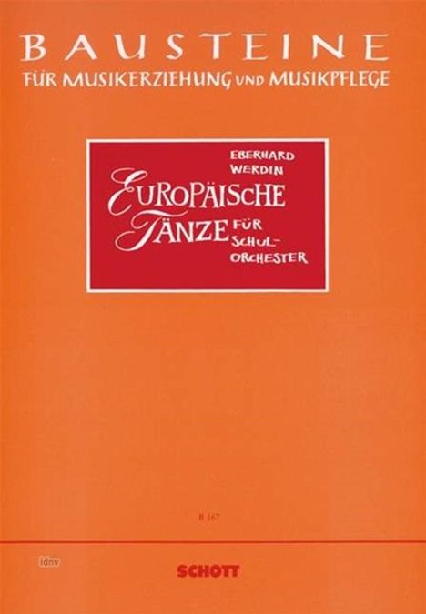 Eberhard Werdin: Europäische Tänze, Noten