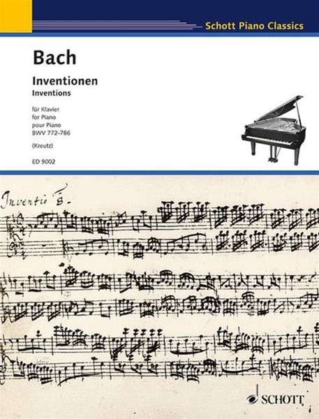 Johann Sebastian Bach: Inventionen BWV 772 - 786, Noten