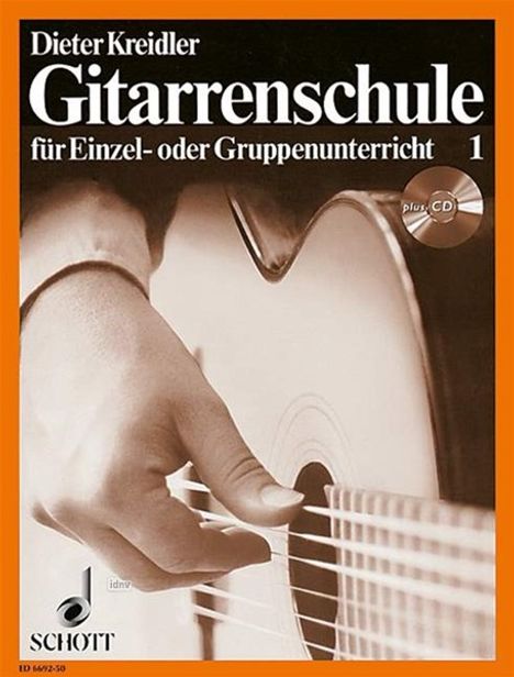 Dieter Kreidler: Gitarrenschule, Noten