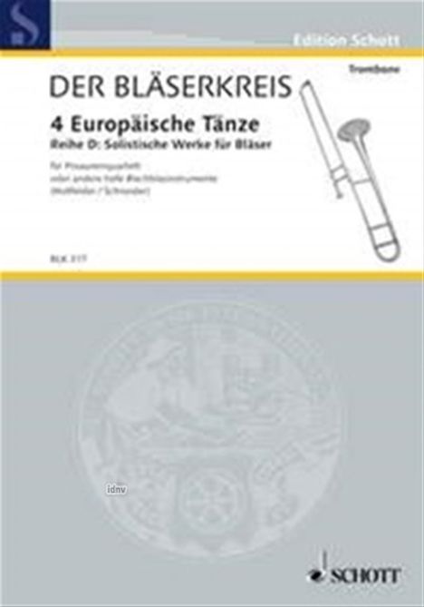 Waldram Hollfelder: Vier europäische Tänze, Noten