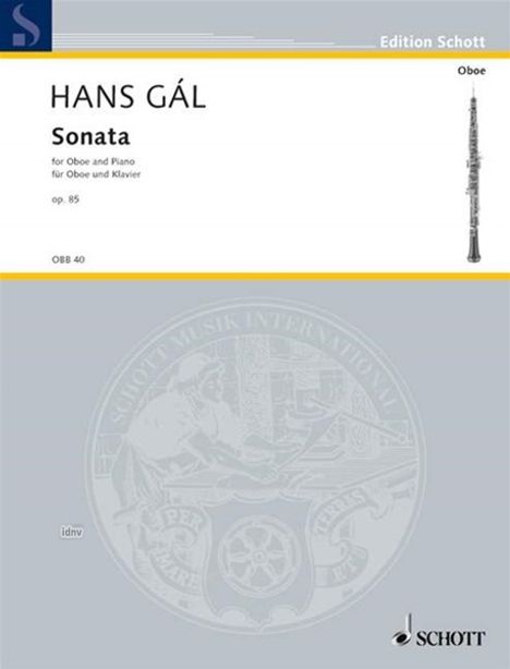 Hans Gal: Sonata op. 85, Noten