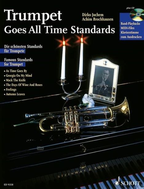 Trumpet goes All Time Standards, Trompete und Klavier ad lib., m. Audio-CD, Noten