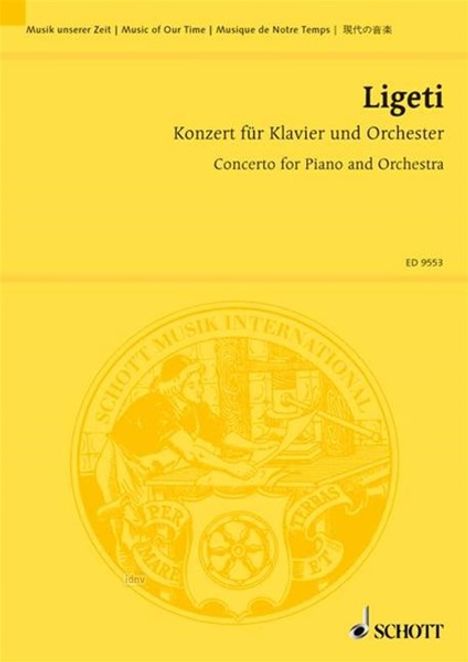 György Ligeti: Konzert, Noten