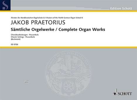 Praetorius, J: Sämtliche Orgelwerke, Buch